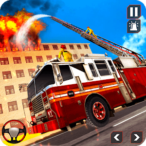 Скачать Пожарная машина вождения 911 Fire Engine Games