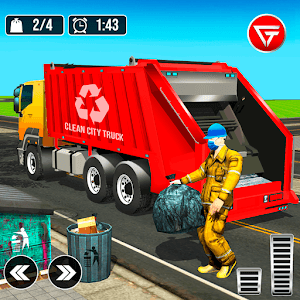 Скачать Garbage Truck: Trash Cleaner Driving Game