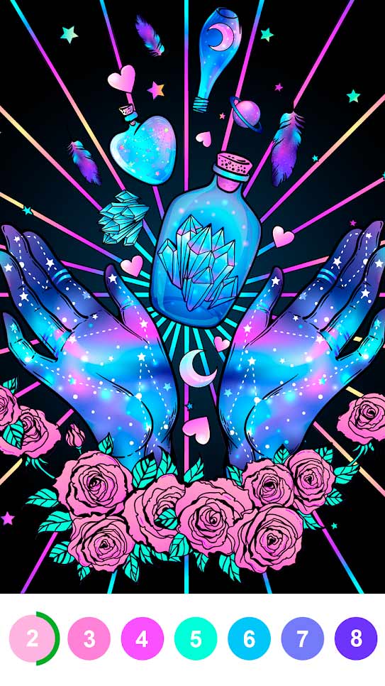 Раскраски по номерам