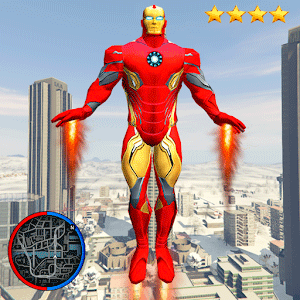 Скачать Super Iron Rope Hero - Fighting Gangstar Crime