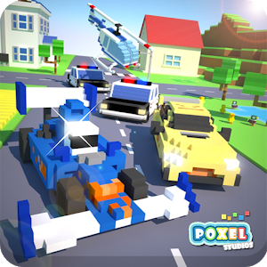 Скачать Crossy Brakes : Blocky Toon Racer